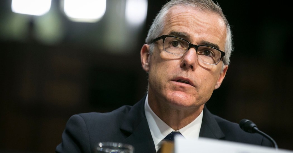 Andrew McCabe, F.B.I.’s Embattled Deputy, Is Expected to Retire