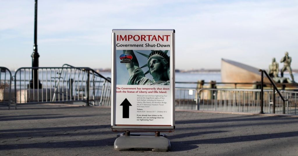 Open, Closed or Something in Between: What a Shutdown Looks Like