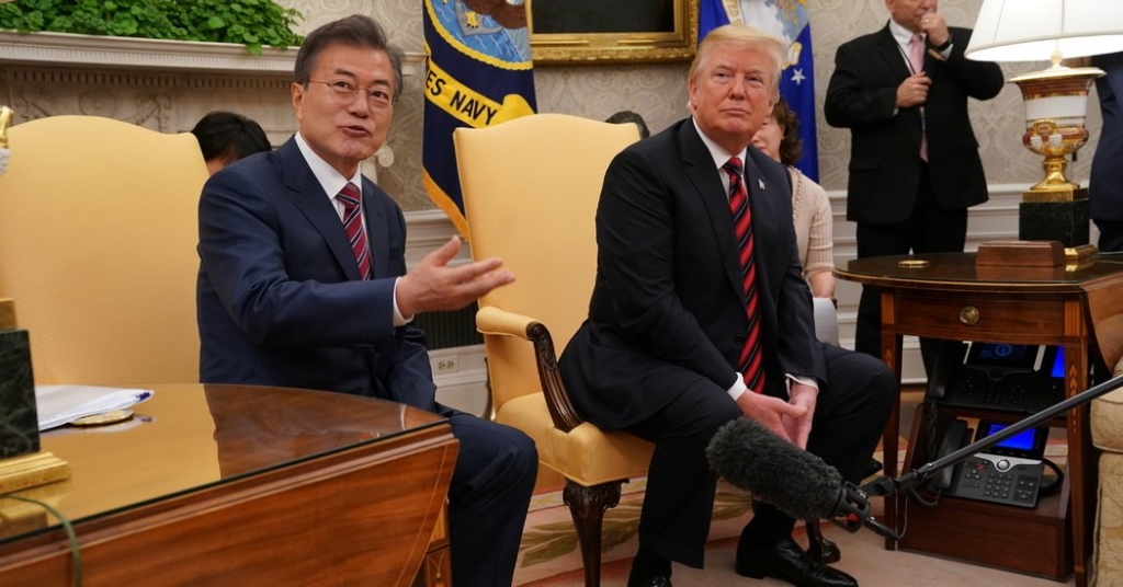 Trump Welcomes South Korean Leader Amid Uncertainty Over Summit With the North