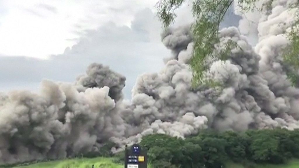 New explosion at Guatemalan volcano