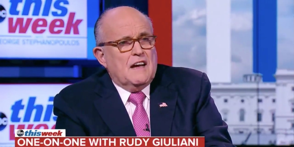 Giuliani steps back in the spotlight to say he wants Cohen to flip on Trump