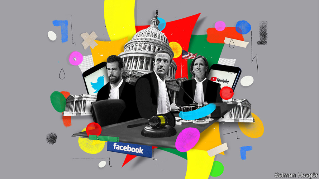 How social-media platforms dispense justice