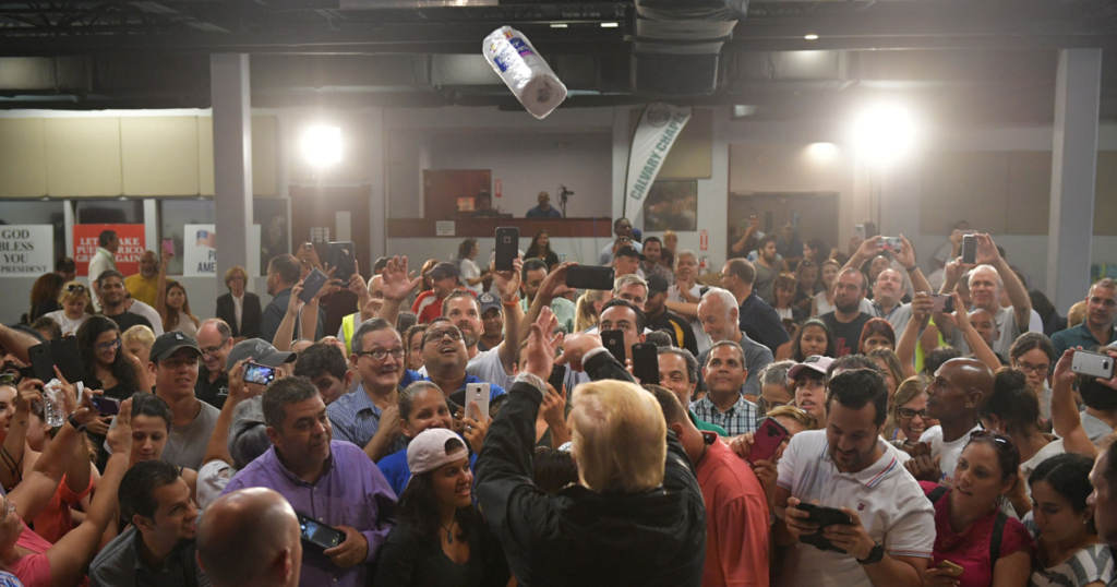 Trump: Democrats Faked 3,000 Hurricane Deaths in Puerto Rico to Make Me Look Bad