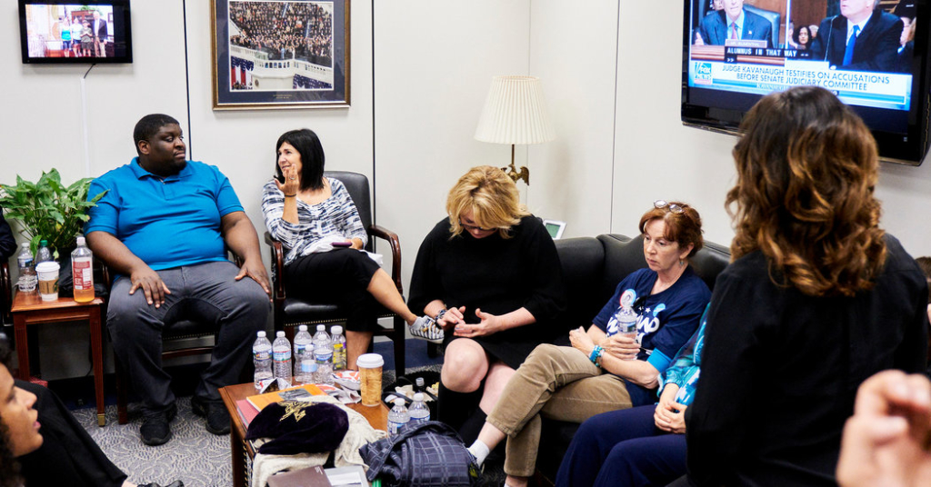 A Nation Transfixed as Emotional Testimony in Kavanaugh Hearing Unfolds