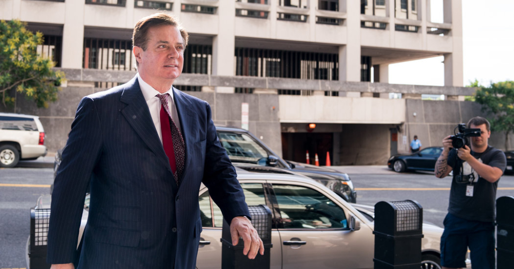 Manafort Breached Plea Deal by Repeatedly Lying, Mueller Says