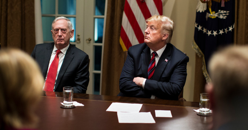 24dc-mattis-facebookJumbo.jpg Trump, Angry Over Mattis’s Rebuke, Considers Removing Him 2 Months Early