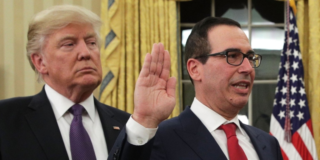 With traders feeling reassured that Trump won’t fire Fed chief Powell, stocks look set to rally — but the market is baffled by Mnuchin’s bank call on Sunday