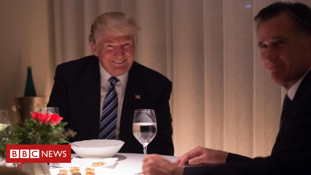 Trump shrugs off Romney’s attack