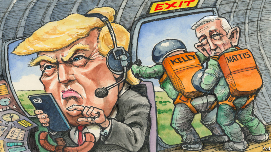 Jim Mattis and John Kelly had little influence on the president
