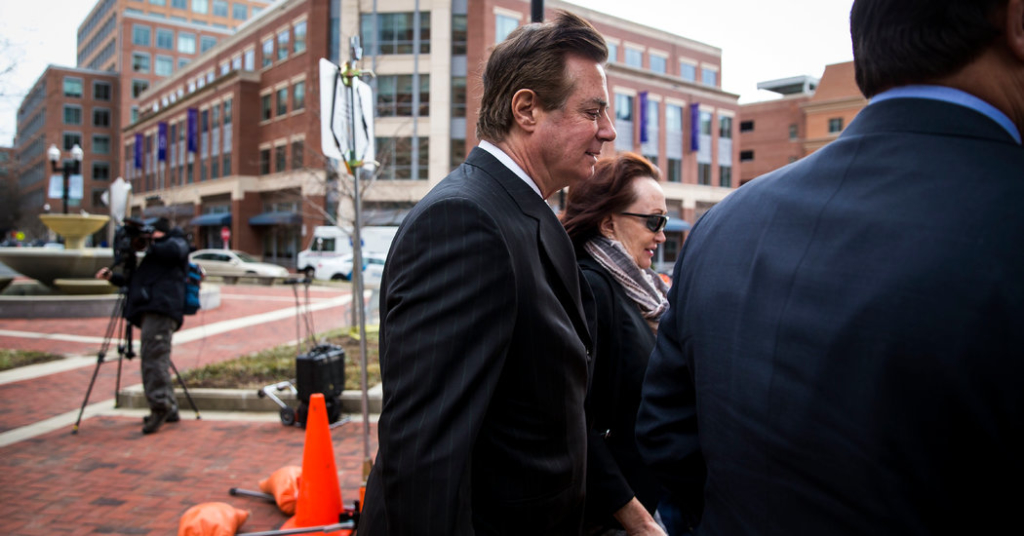 Paul Manafort to Be Sentenced Thursday in 1 of 2 Cases Against Him