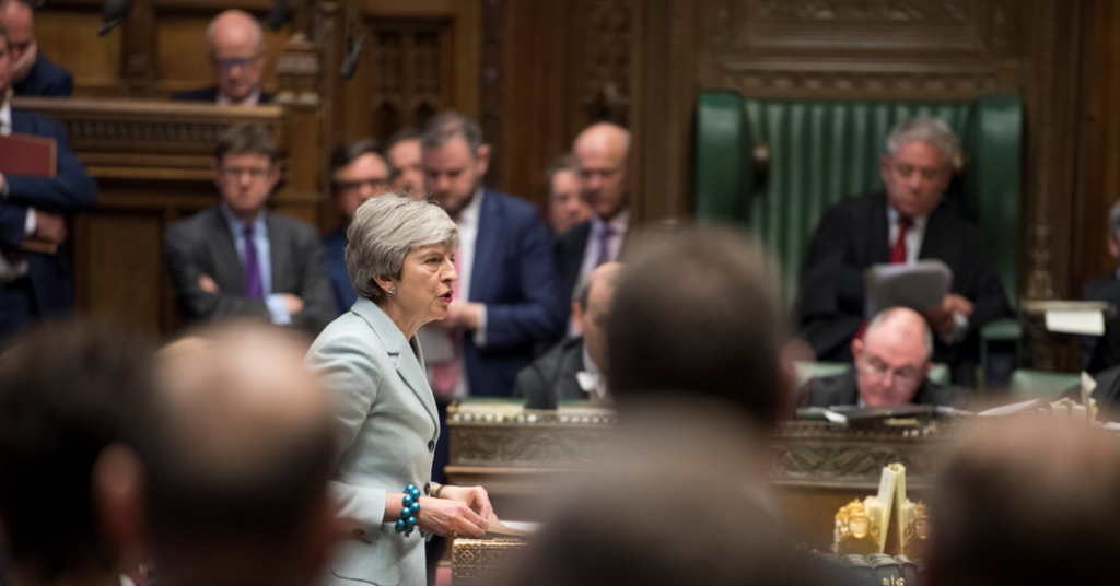 Theresa May Promises to Step Down if U.K. Parliament Backs Brexit Plan