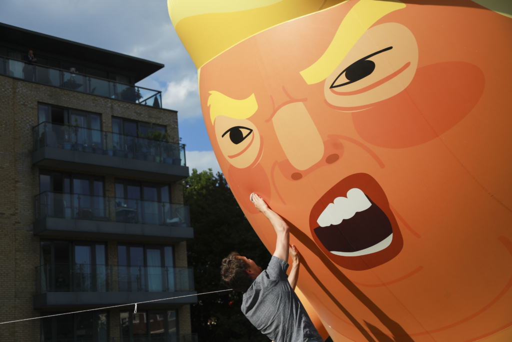 The Story Behind the Baby Trump Balloon