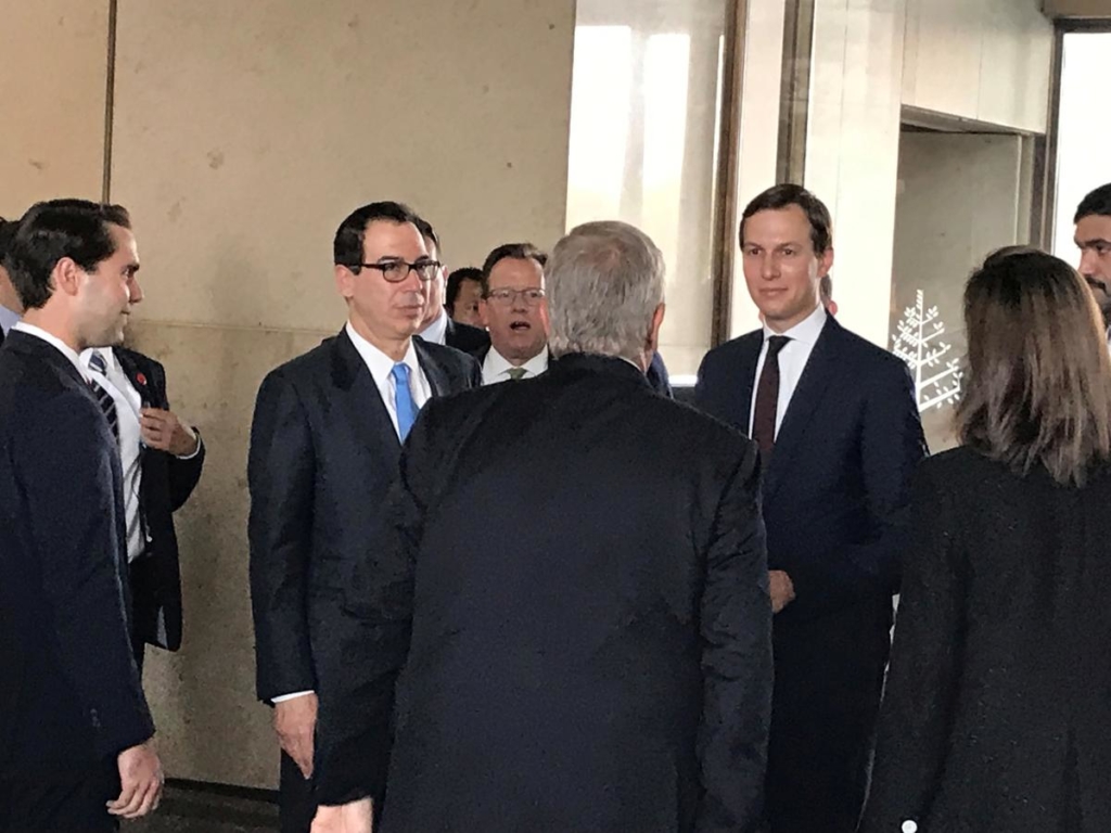 U.S. launches economic formula for Middle East peace, Palestinians unhappy