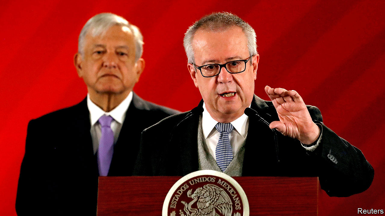 Mexico’s finance minister falls out with its populist president Mexico’s finance minister falls out with its populist president