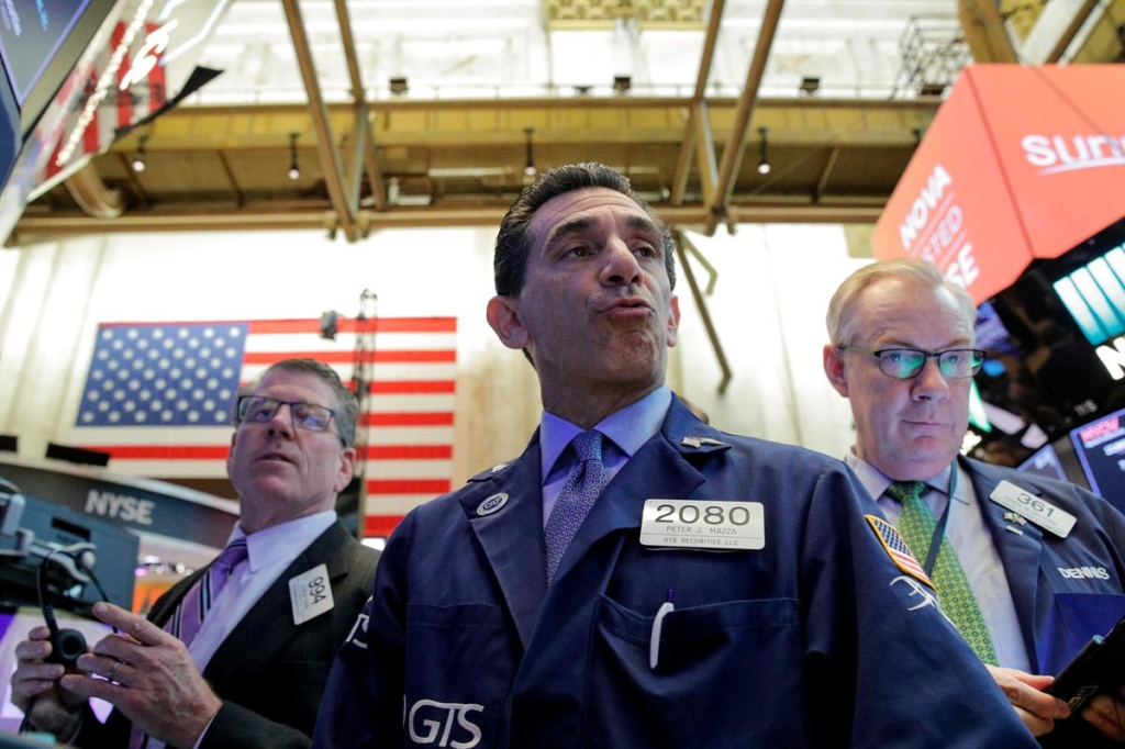 Alphabet, Starbucks drive Wall Street to record high