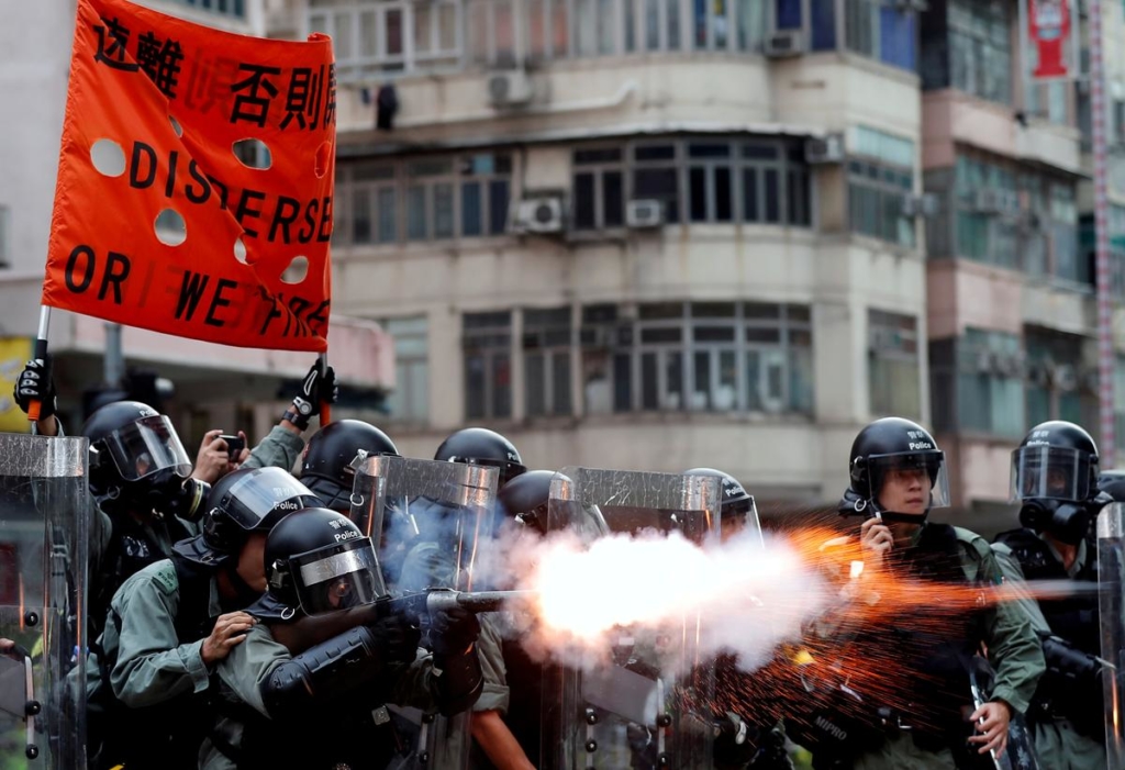 Frontline protesters make case for violence in Hong Kong protests