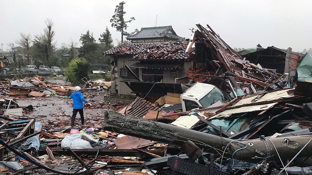 Homeless men denied shelter in Japanese typhoon