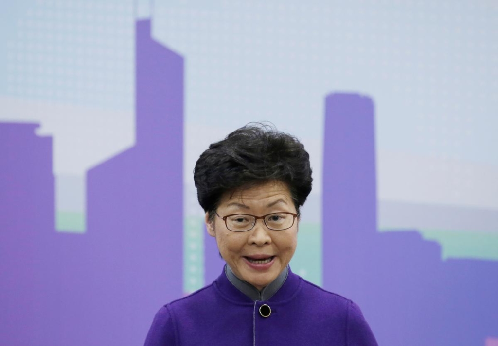 Hong Kong leader says violence has far exceeded calls for democracy