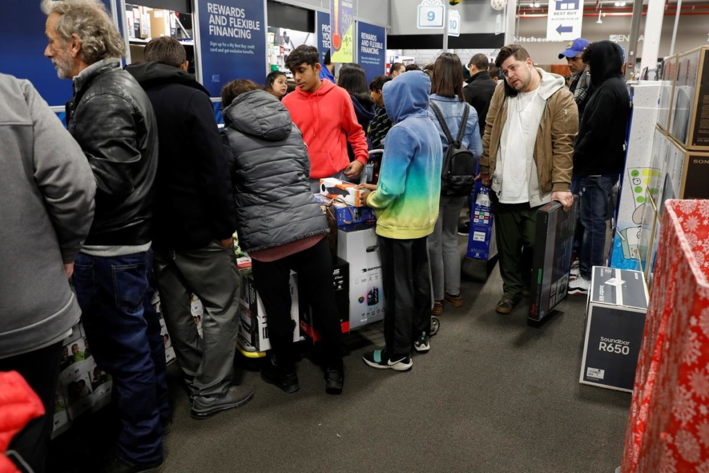 Factbox: Quotes from shoppers as they scour for the best deals on Black Friday