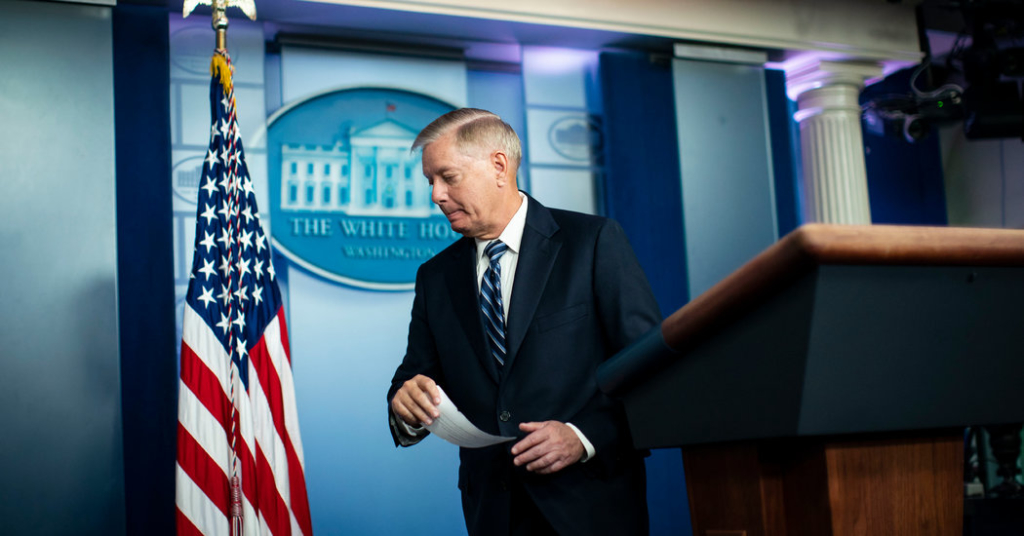 Where’s Lindsey? After G.O.P. Outcry, Graham Emerges as a Trump Defender