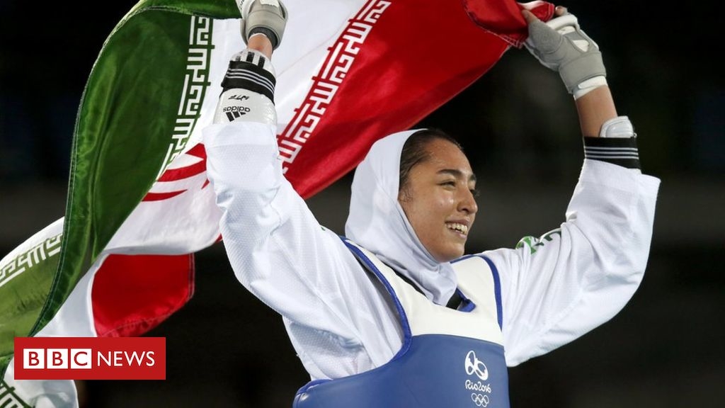 Iran’s only female Olympic medallist defects
