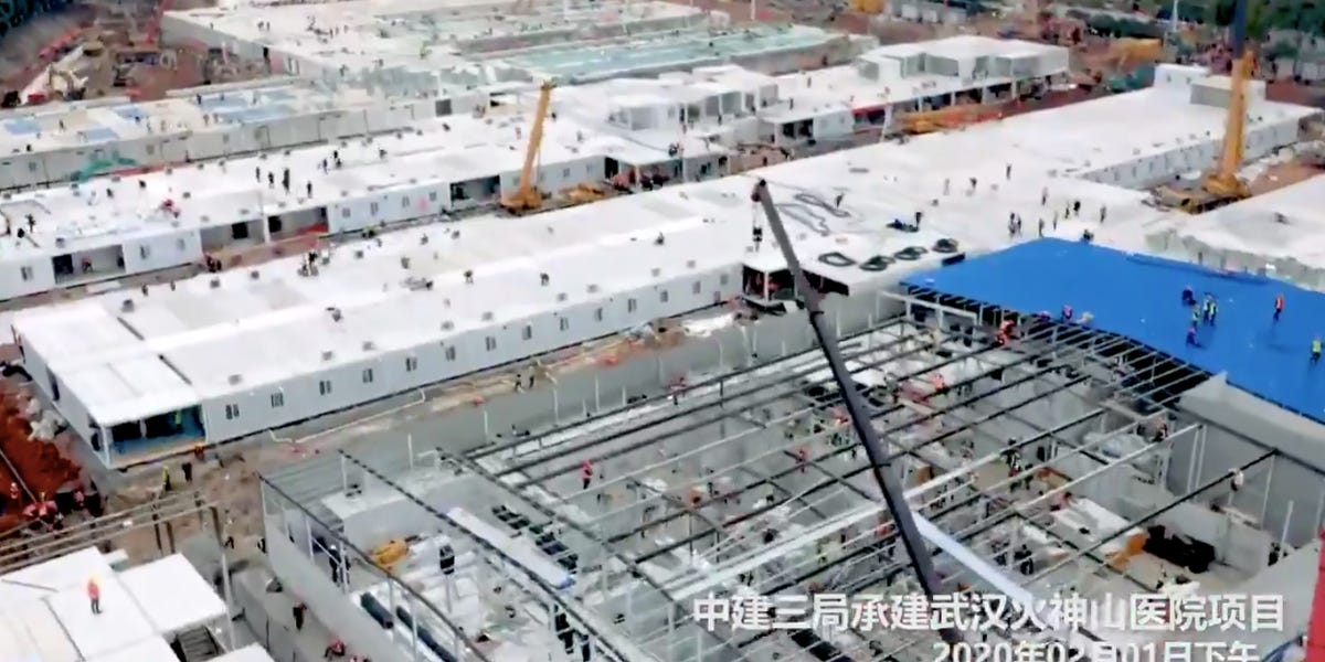 Wuhan coronavirus: China completes emergency hospital in 8 days – Business Insider Wuhan coronavirus: China completes emergency hospital in 8 days – Business Insider