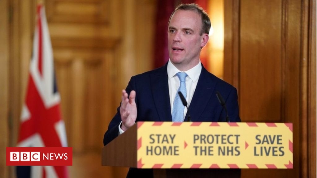Too early to consider lockdown exit strategy – Raab