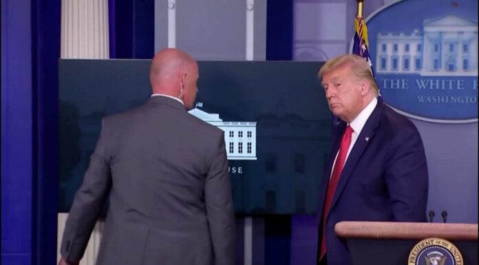 Trump says someone shot outside White House Trump says someone shot outside White House