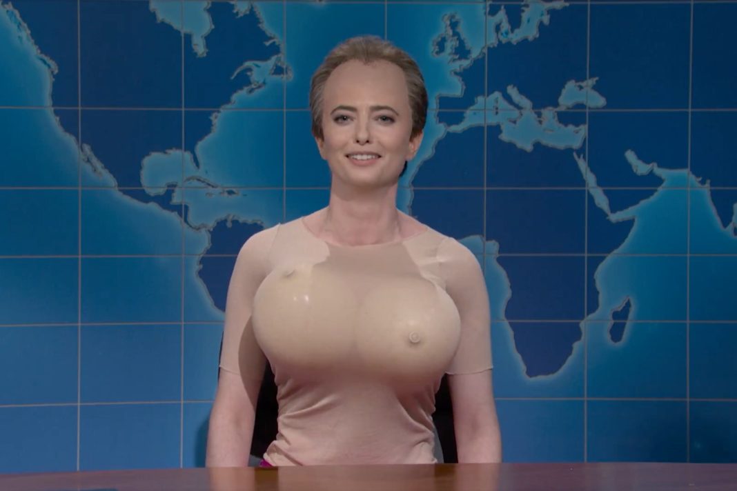 ‘snl’-pumps-up-kristi-noem-husband-cross-dressing-scandal-—-complete-with-big-wonky-balloon-breasts ‘snl’-pumps-up-kristi-noem-husband-cross-dressing-scandal-—-complete-with-big-wonky-balloon-breasts