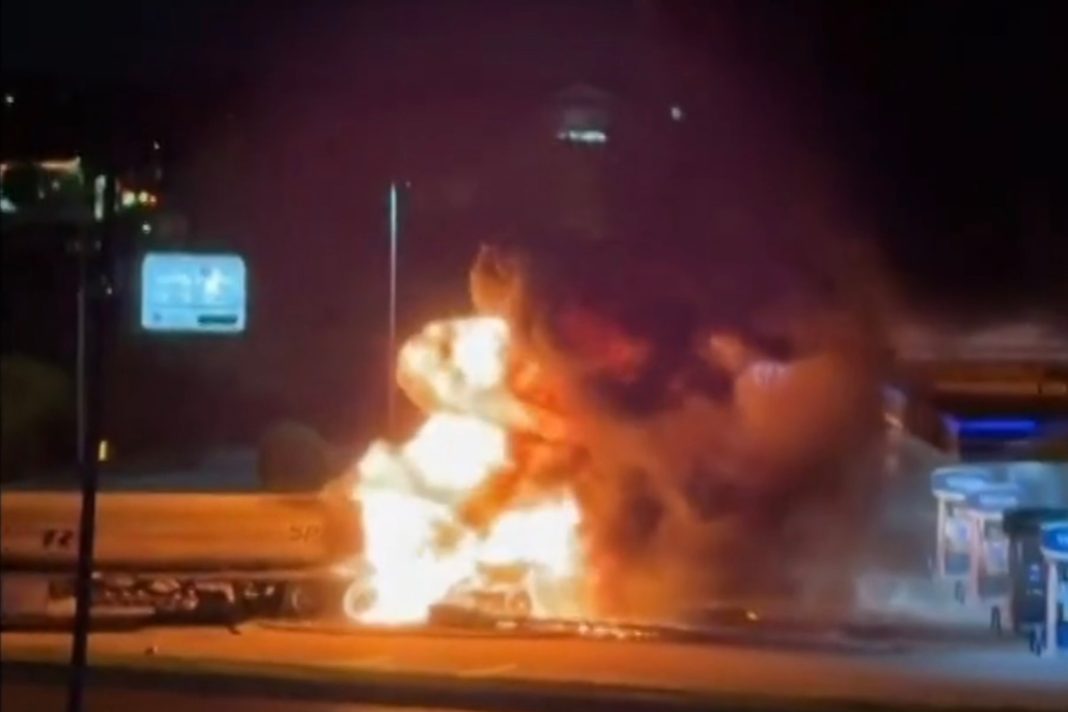tanker-carrying-9k-gallons-of-gas-erupts-in-flames-after-hitting-power-lines-in-texas tanker-carrying-9k-gallons-of-gas-erupts-in-flames-after-hitting-power-lines-in-texas