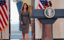 Melania Trump’s speech propels Epstein crisis back to forefront melania-trump’s-speech-propels-epstein-crisis-back-to-forefront