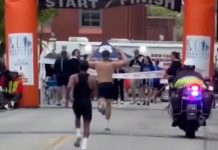 Delaware marathon runner celebrates too early — gets passed at finish line to lose by 2 seconds, viral video shows: ‘Gotta run through the tape’ delaware-marathon-runner-celebrates-too-early-—-gets-passed-at-finish-line-to-lose-by-2-seconds,-viral-video-shows:-‘gotta-run-through-the-tape’