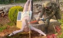 Israeli soldiers punished over vandalism of Jesus statue in Lebanon israeli-soldiers-punished-over-vandalism-of-jesus-statue-in-lebanon