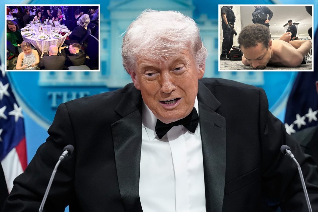 trump-recounts-political-unity-after-white-house-correspondents’-dinner-shooting:-‘place-was-just-coming-together’