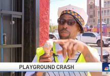 Hero crossing guard who pulled child from crash goes viral for interview eating ice cream: ‘Thank you, Jesus!’ hero-crossing-guard-who-pulled-child-from-crash-goes-viral-for-interview-eating-ice-cream:-‘thank-you,-jesus!’